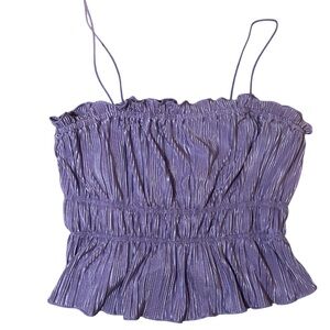 Women’s Forever 21 Purple Ruched Top